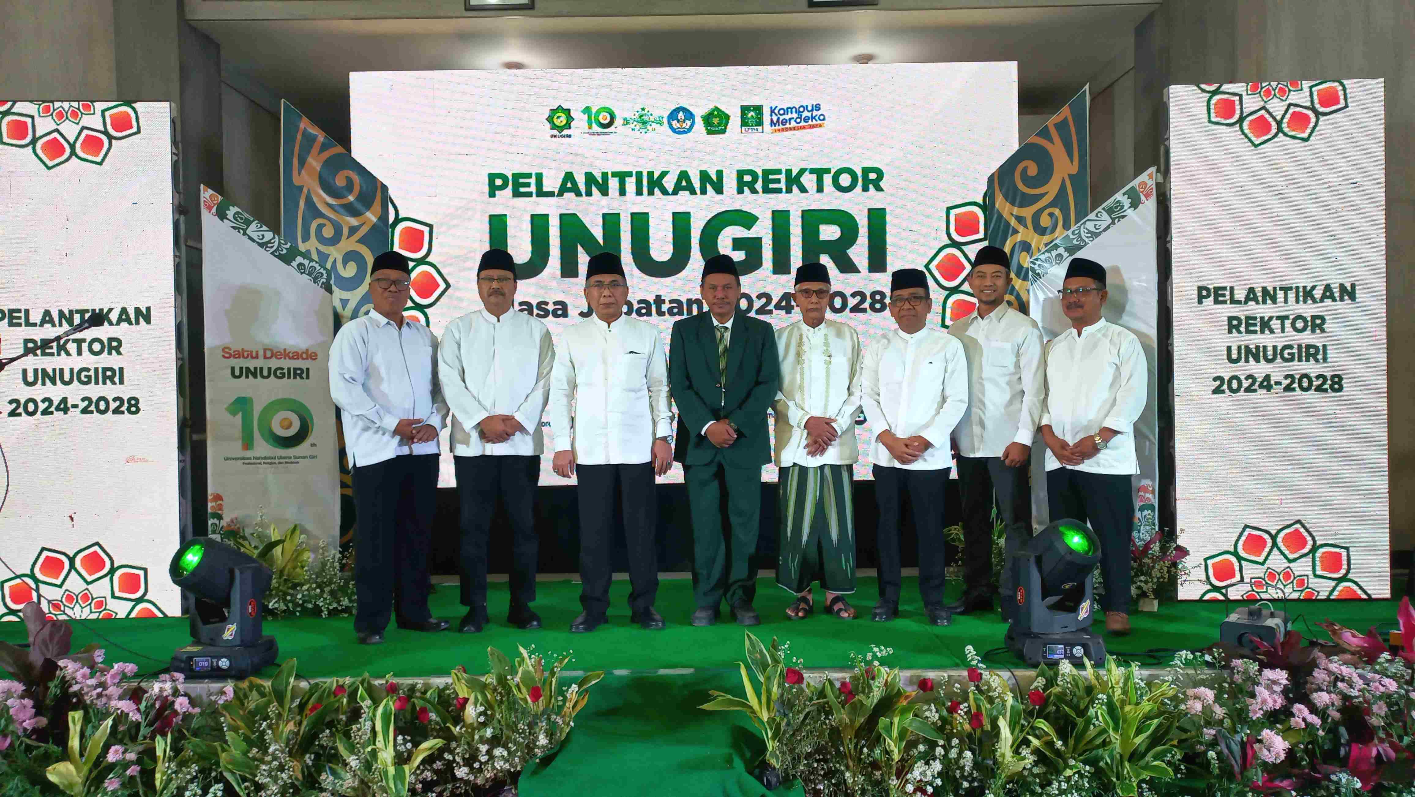 Jadi Momen Terbaik, Ketum-Sekjend PBNU Hingga Mensesneg Hadiri Pelantikan Rektor UNUGIRI Bojonegoro
