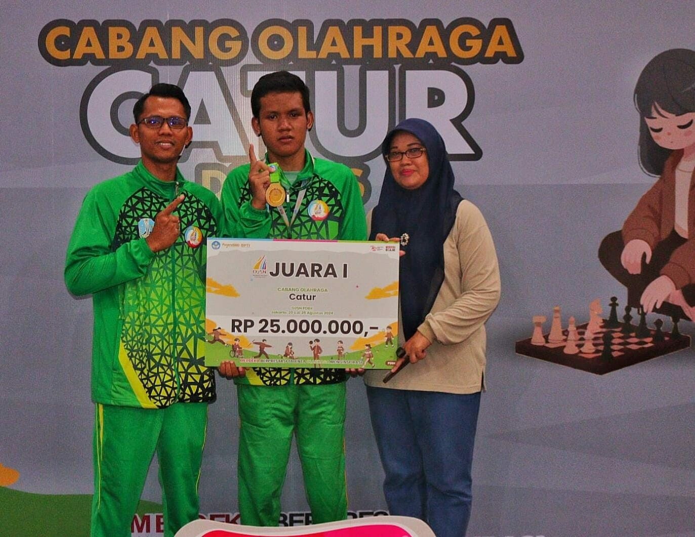 Qosim Nur Shiha Siswa SLB Raih Juara 1 di O2SN, Pj Bupati Bojonegoro Beri Dukungan Penuh