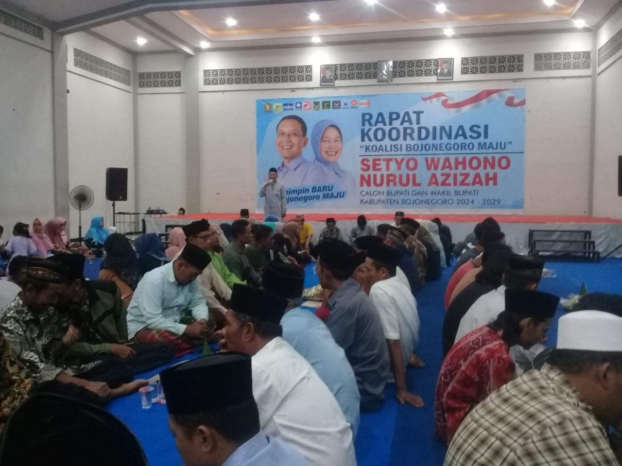 Ratusan Warga Bojonegoro Doakan Kemenangan Bapaslon Wahono-Nurul