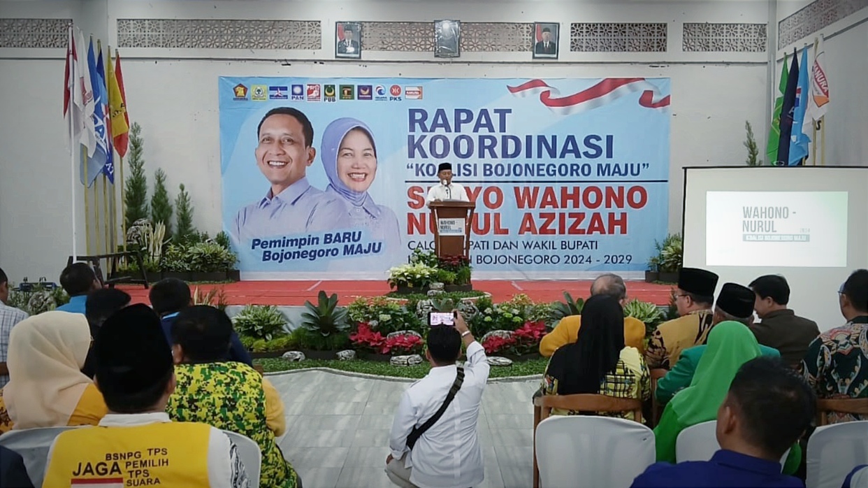 Diusung 11 Parpol, Bapaslon Wahono-Nurul Daftar ke KPU Bojonegoro Besok