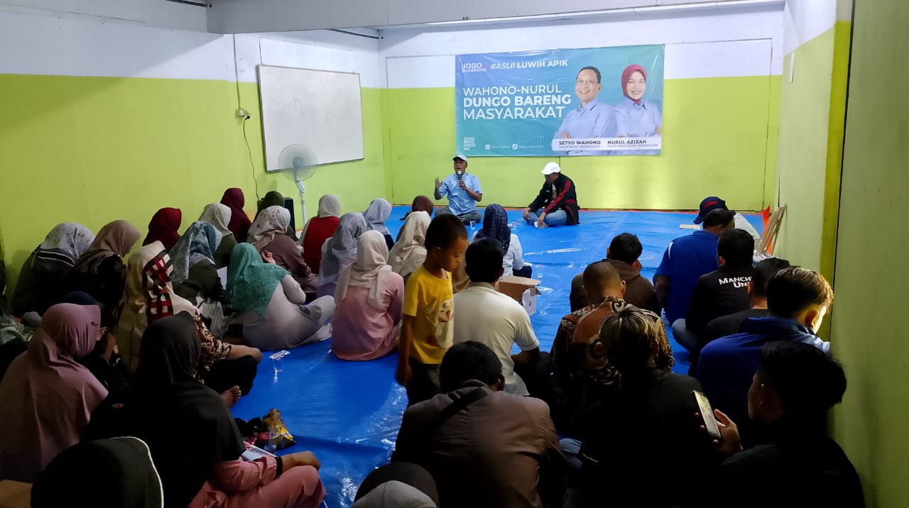 Barisan Santri Etan Deklarasi Wahono-Nurul