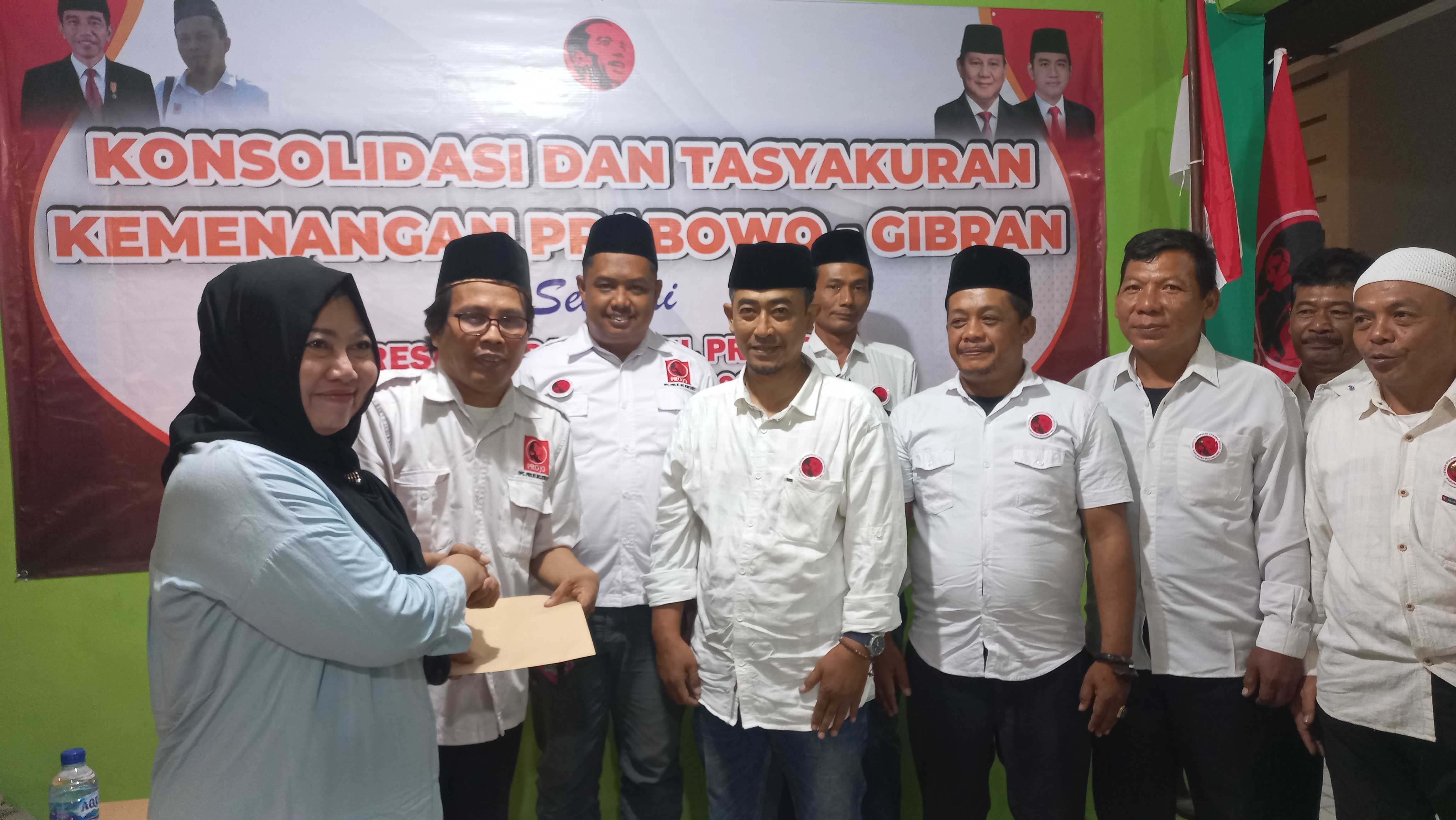 DPC Projo Bojonegoro Gelar Konsolidasi dan Tasyakuran Kemenangan Prabowo-Gibran