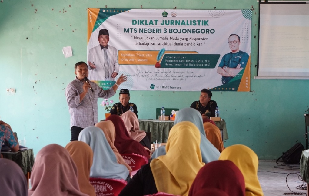 Gandeng blokBojonegoro, Tim IT Matsagabo Gelar Diklat Jurnalistik