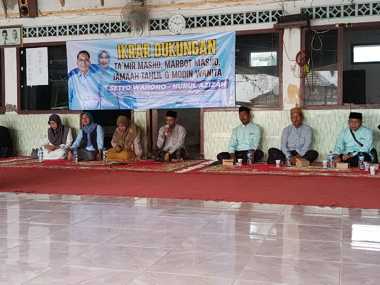 Pekerja Sosial Keagamaan Ikrar Siap Menangkan Setyo Wahono-Nurul Azizah