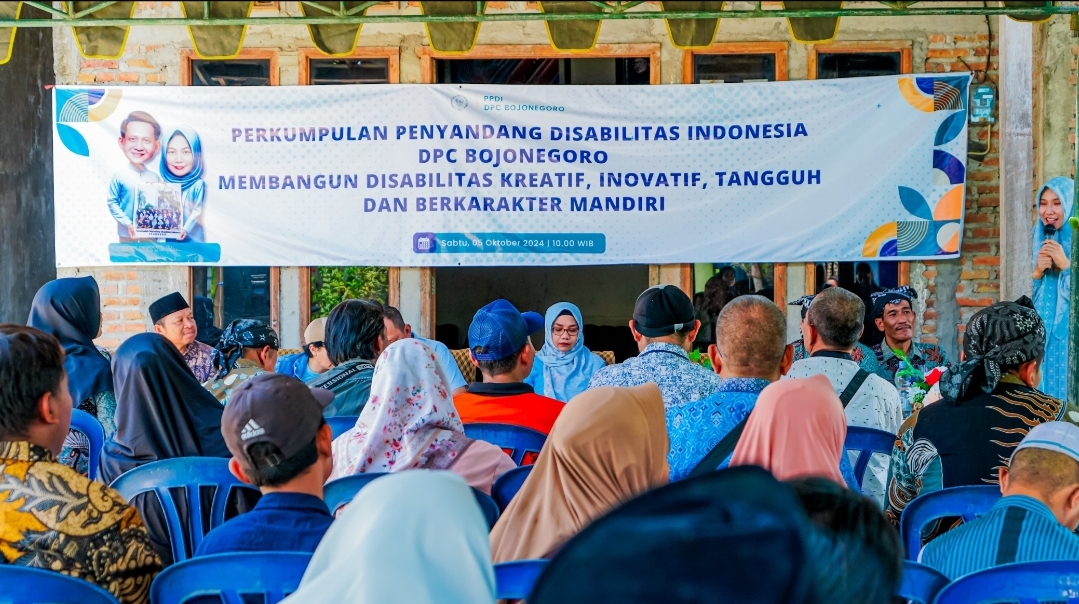 Hadir di PPDI Bojonegoro, Cantika Wahono Sampaikan Program Kartu Disabilitas Wahono - Nurul
