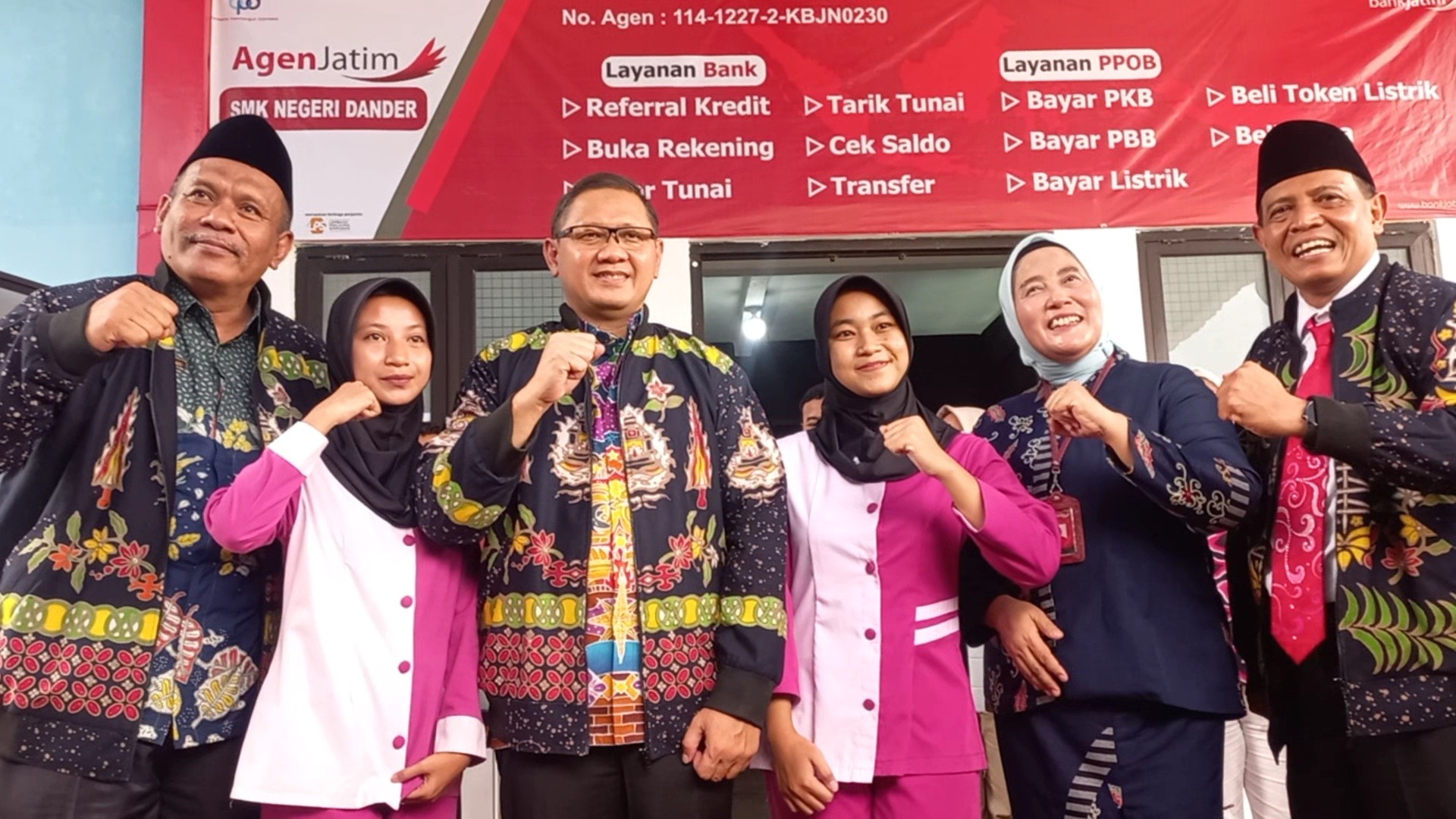Kuatkan Literasi Keuangan, Kadisdik Jatim Resmikan Agen Jatim SMK Negeri Dander