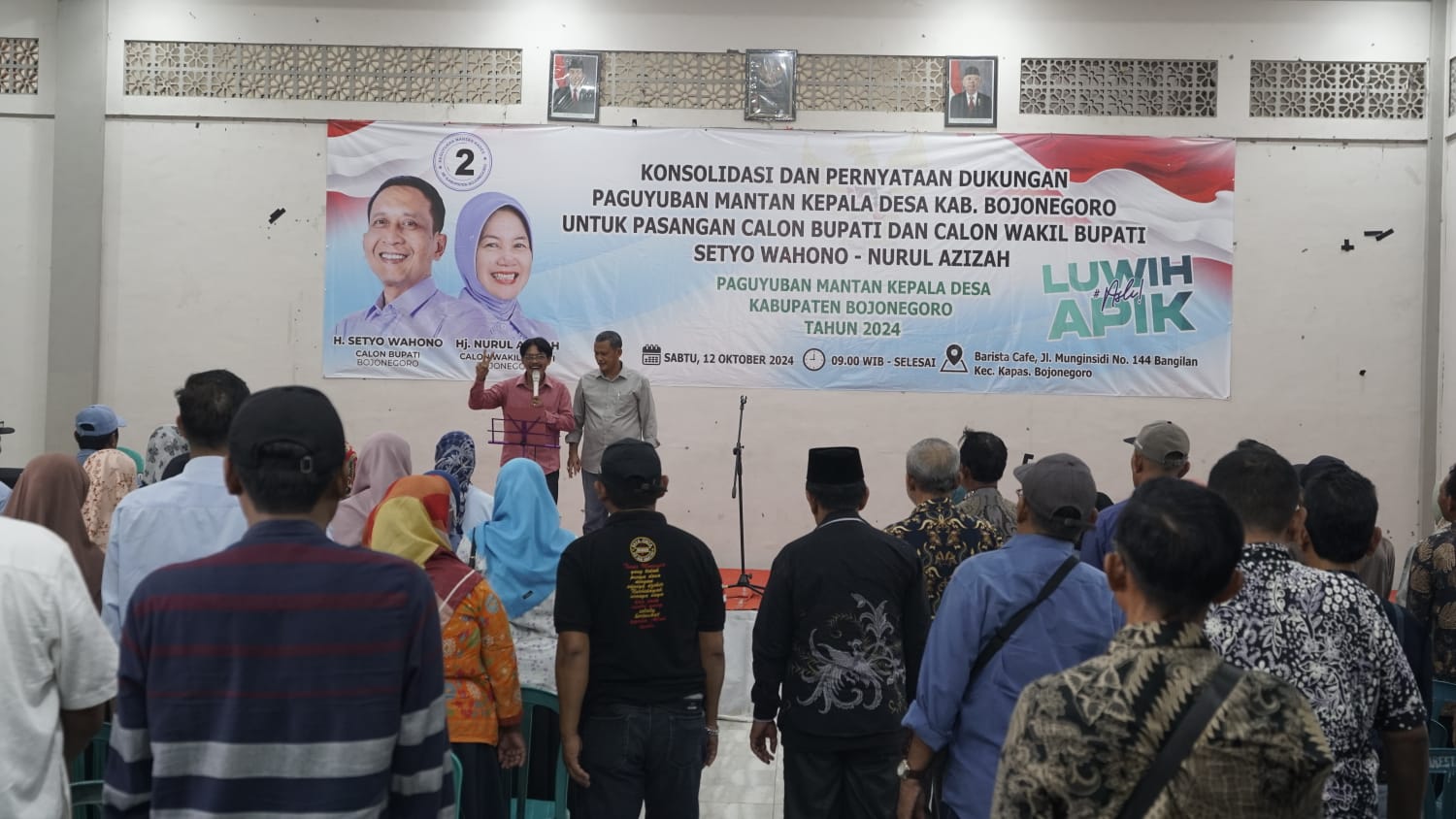 Paguyuban Mantan Kades Dukung Setyo Wahono-Nurul Azizah