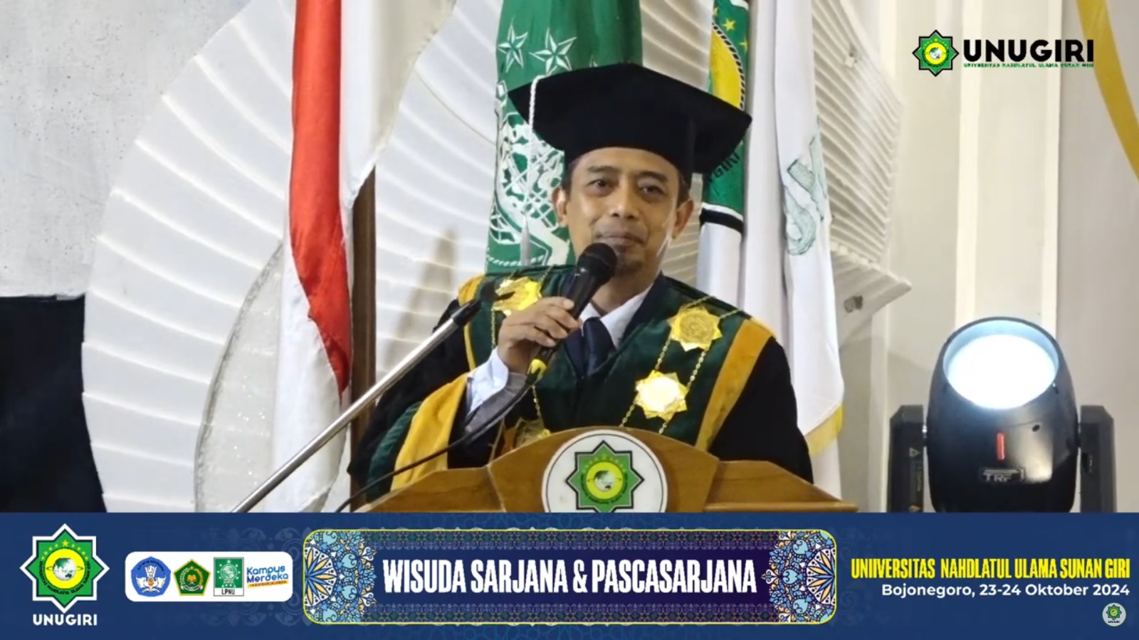 Warek II UNUGIRI Pesan Tiga Hal Pada Wisudawan, Begini Isinya