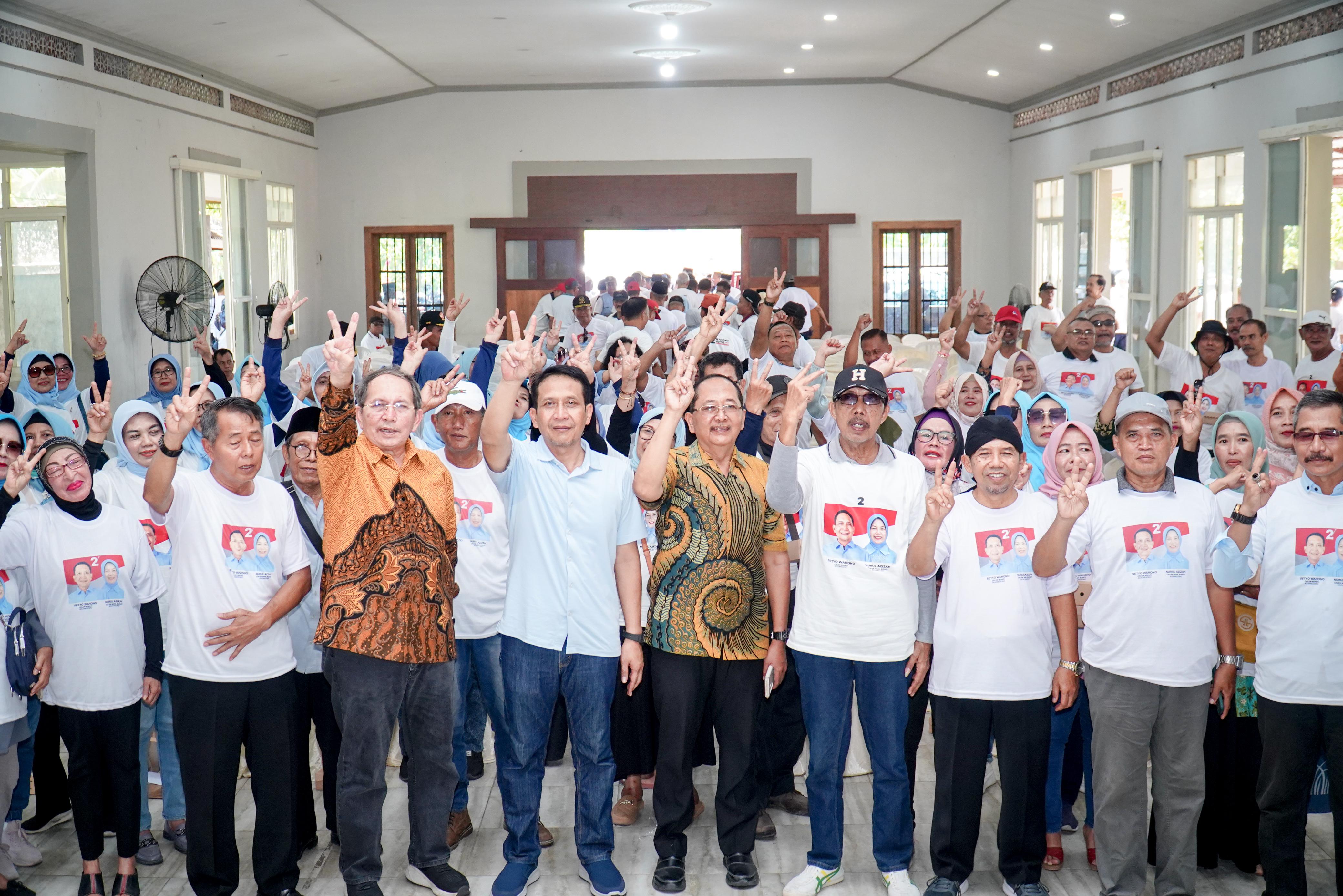 Purnawirawan TNI-Polri se Bojonegoro Siap Menangkan Wahono-Nurul