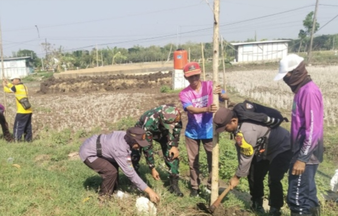 Sinergi Semua Pihak, Gotongroyong Gerakkan Penghijauan di Desa Leran