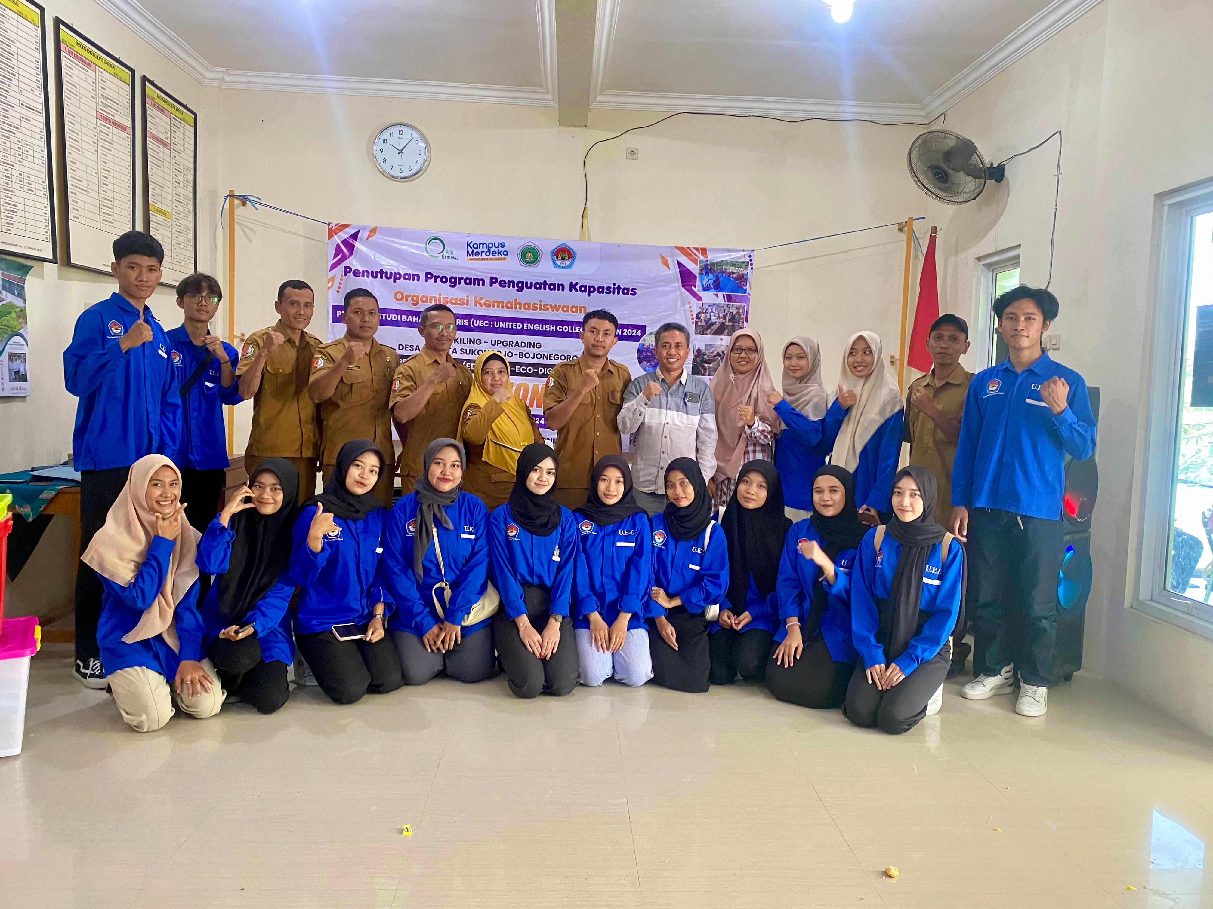 Mahasiswa UEC IKIP PGRI Bojonegoro Gelar Penutupan PPK-Ormawa