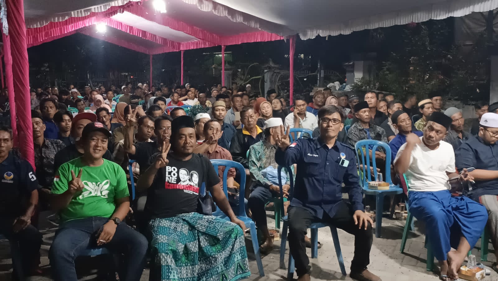 Rapat Pemenangan, Tegak Lurus Menangkan Wahono-Nurul
