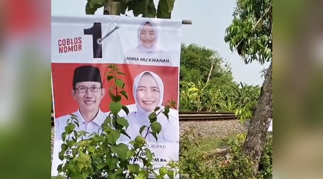 Foto Anna Muawanah Bertebaran di Banner Teguh-Farida, Ini Komentar PKB Bojonegoro