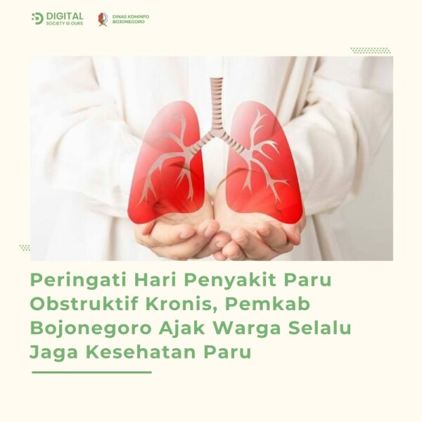 Peringati Hari Penyakit Paru Obstruktif Kronis, Dinkes Bojonegoro Ajak Warga Jaga Kesehatan Paru