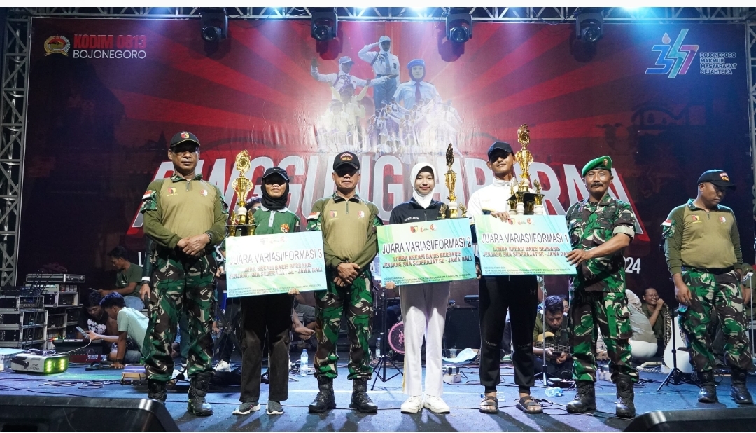 Inilah Pemenang LKBB Hasil Kerjasama Pemkab dan Kodim 0813 Bojonegoro