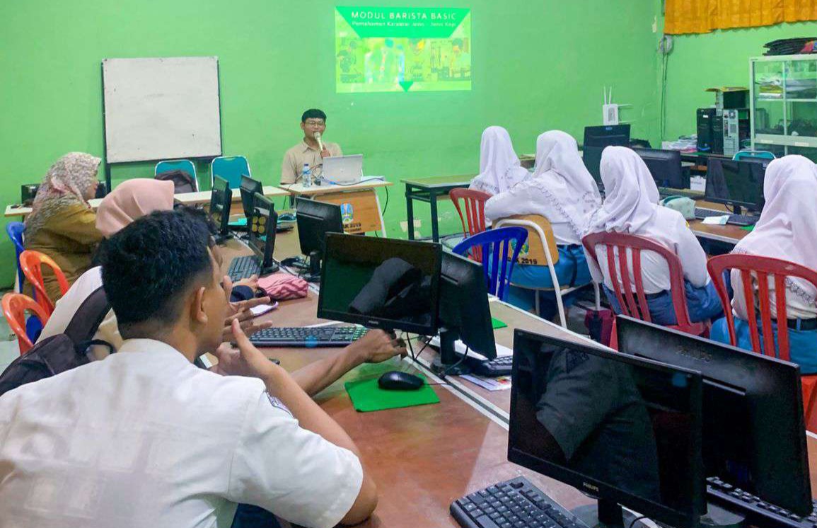 SMAN 1 Dander Luncurkan Kelas Barista di Program Double Track Tata Boga
