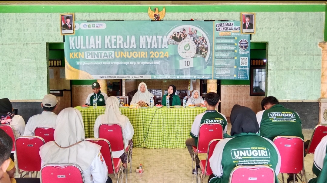 Kades Simorejo Sambut Baik Program Kerja KKN PINTAR UNUGIRI Kelompok 10