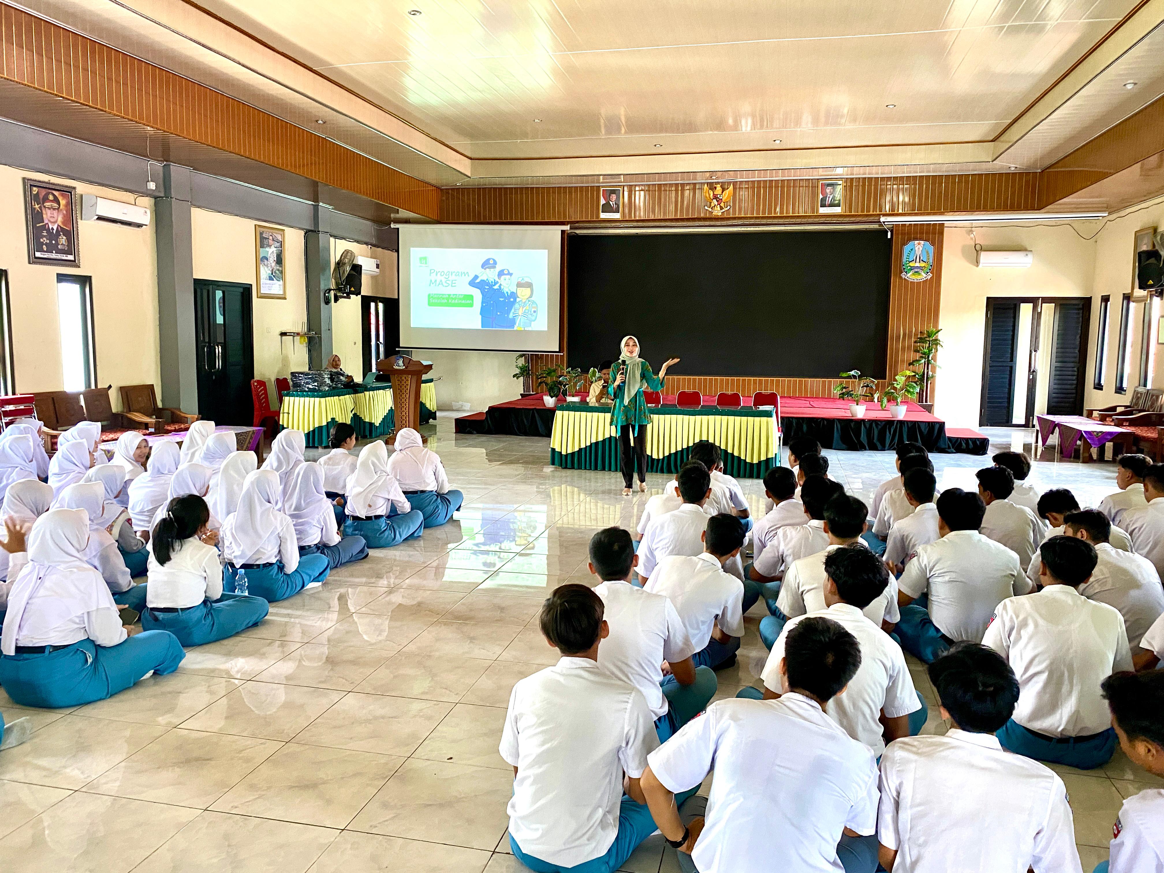Dorong Siswa Bojonegoro Raih Pendidikan Kedinasan, Yayasan Mannah Sosialisasi Program MASE