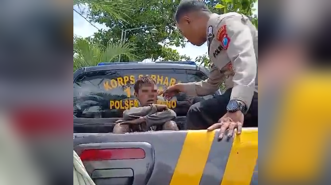 Diduga Membegal, Pria di Bojonegoro Nyaris Diamuk Warga