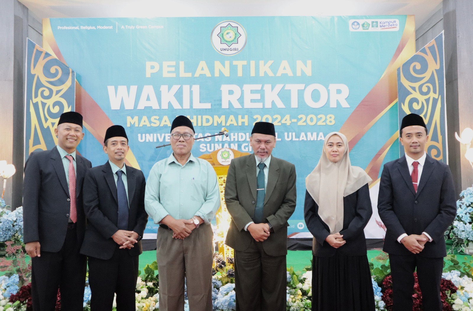 Wakil Rektor UNUGIRI Bojonegoro Masa Jabatan 2024-2028 Resmi Dilantik