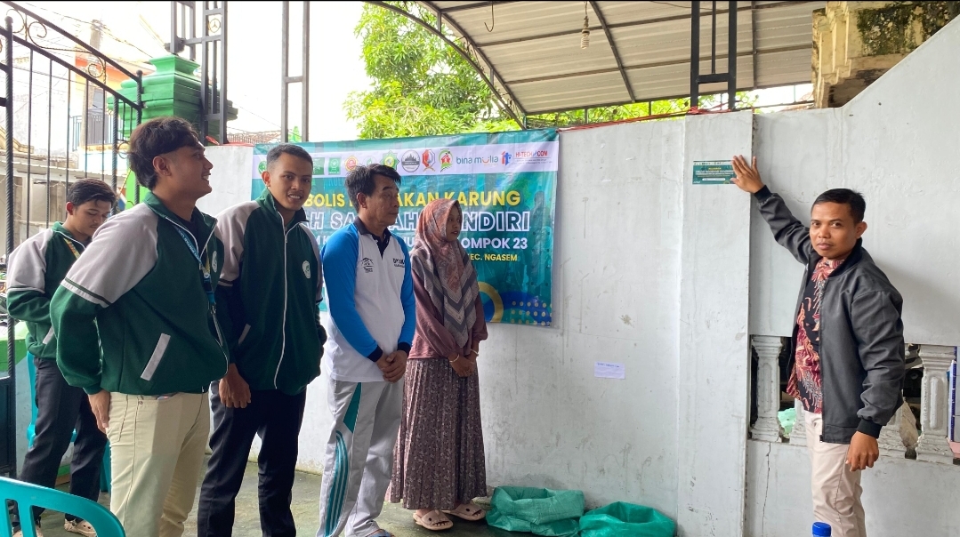 Ingin Warga Ambil Manfaat Sampah, KKN di Sendangharjo Launching Program Pilah Sampah Mandiri