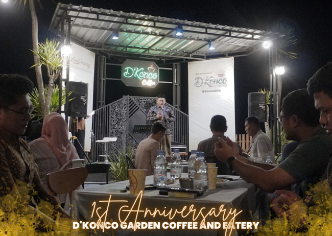 Doa dari Ponpes Attanwir Saat Resepsi D'Konco Cafe