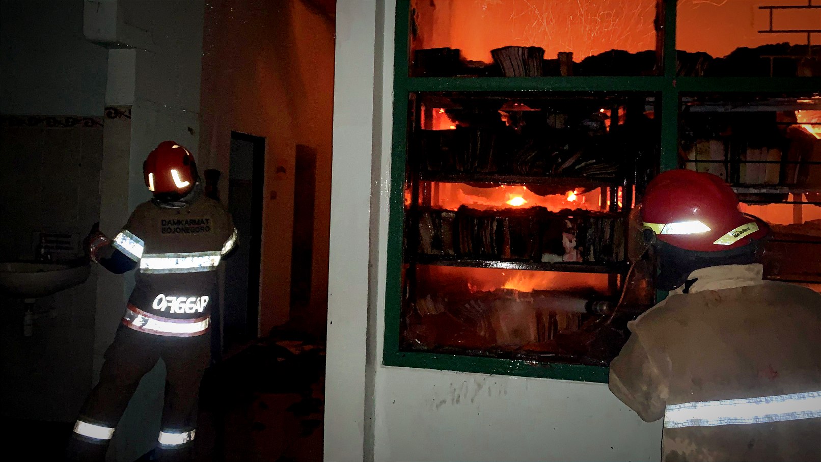 Dispusip Bojonegoro Inventarisir Arsip yang Terbakar di Kantor Eks. Dinkes