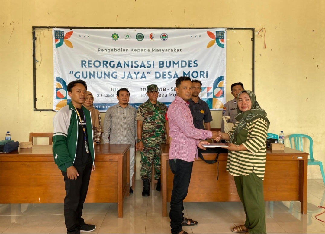 Dosen UNUGIRI Bojonegoro Dampingi Legalitas BUMDes Gunung Jaya Mori