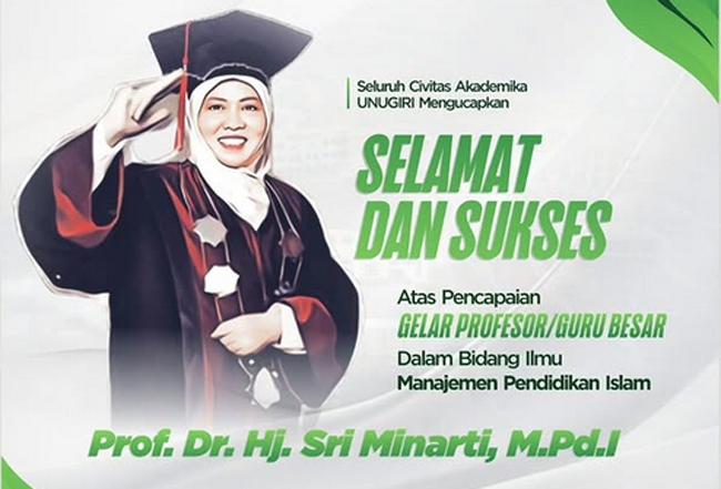 Guru Besar Pertama di Bojonegoro, Inilah Profil Prof Minarti