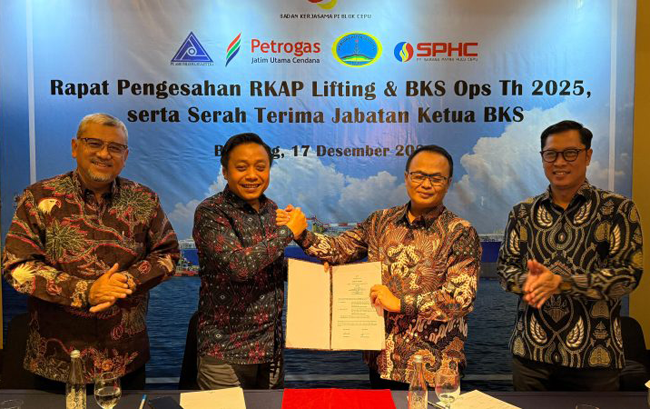 Selamat...! Dirut PT ADS Jabat Ketua BKS PI Blok Cepu