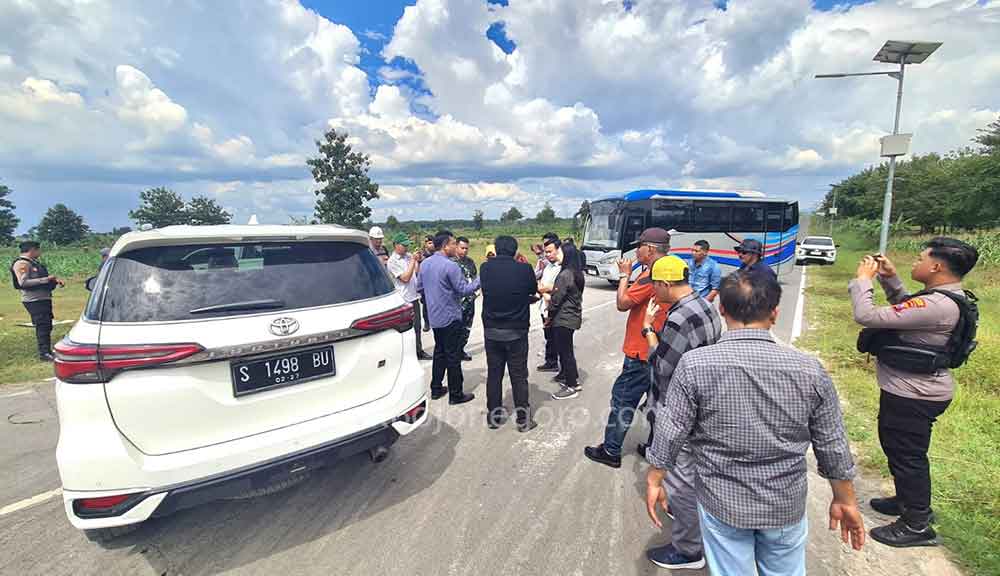 Kontraktor Lokal Bojonegoro Blokade Jalan Menuju PEPC JTB