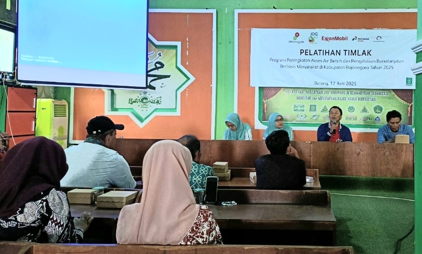 Wujudkan Air Bersih Berkelanjutan, EMCL dan Fatayat NU Latih Warga Bojonegoro