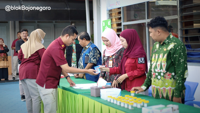 Pegawai dan Napi Lapas Bojonegoro Dites Urine, Ini Hasilnya!