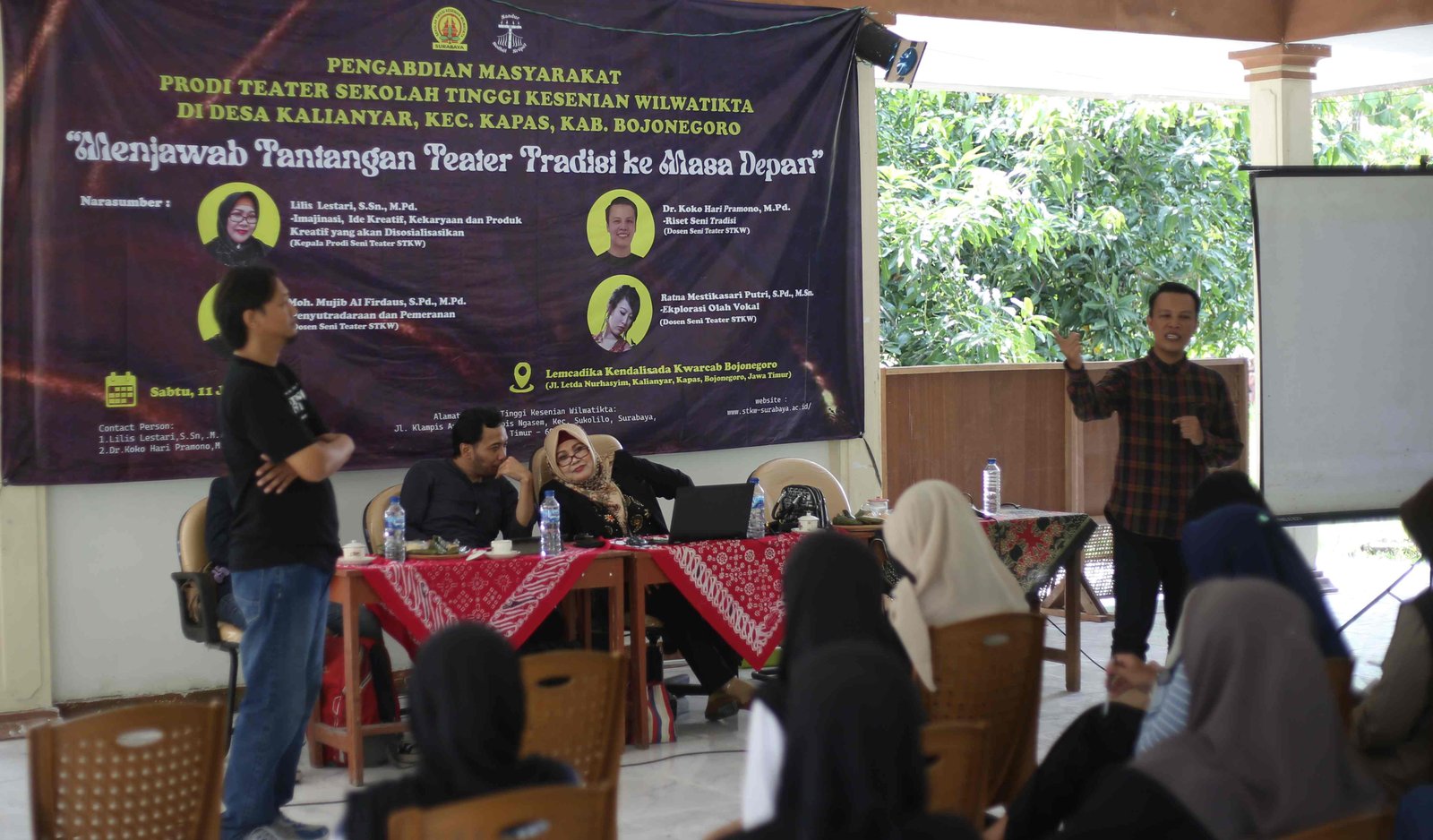 Prodi Seni Teater STKW Bersama Sandur Sedhet Srepet Gelar Workshop dan Pementasan Teater