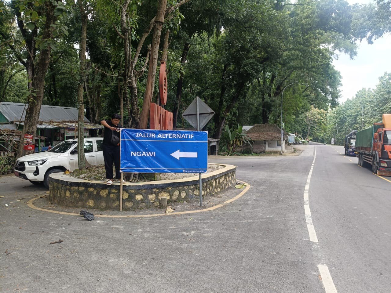 Dilengkapi Rambu Petunjuk Arah, Berikut Jalur Alternatif Hindari Macet Bojonegoro