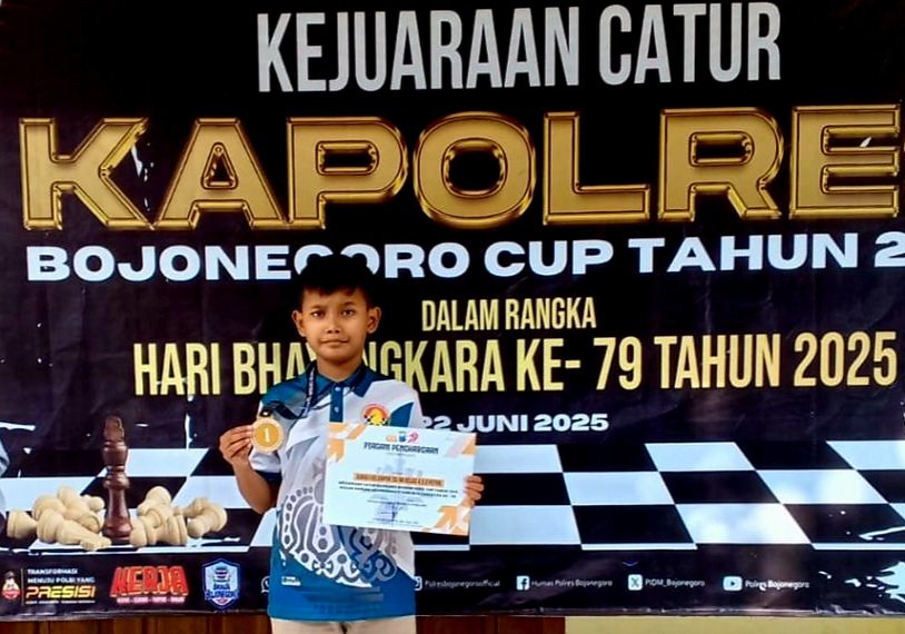 Saka, Bocah Catur dari MIN 1 Bojonegoro yang Tembus Tingkat Provinsi