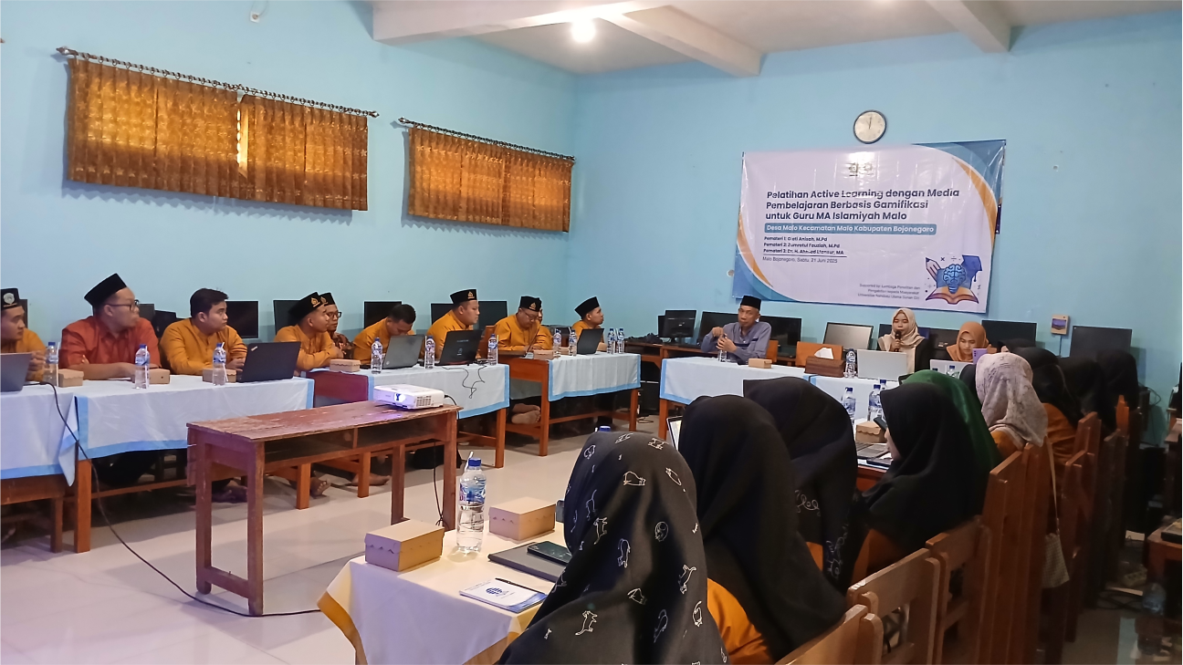 Unugiri Bojonegoro Laksanakan Pelatihan Gamifikasi untuk Guru MA Islamiyah Malo