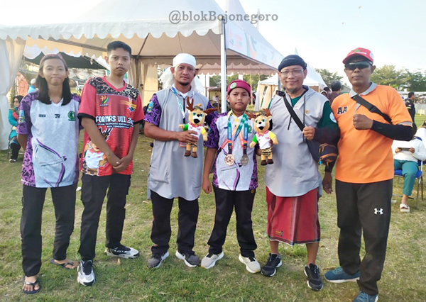 Alhamdulillah..! Atlet Panahan Tradisional Bojonegoro Raih Perak dan Perunggu