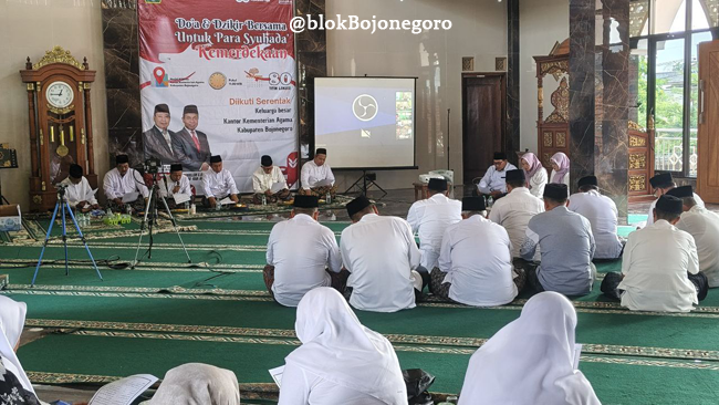 Doa dan Dzikir Bersama Digelar di 80 Titik, Kemenag Bojonegoro Peringati HUT ke-80 RI