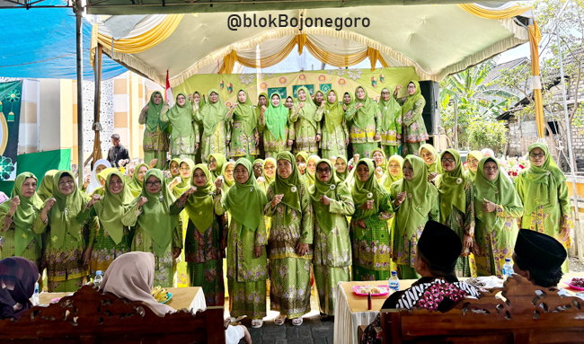 Pengurus PAC Muslimat NU Kanor Resmi Dikukuhkan