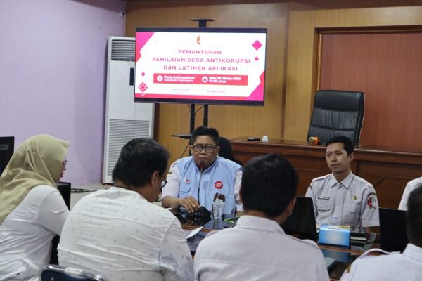 Desa Anti Korupsi, Pemkab Bojonegoro Gelar Pelatihan Penilaian Berbasis Digital