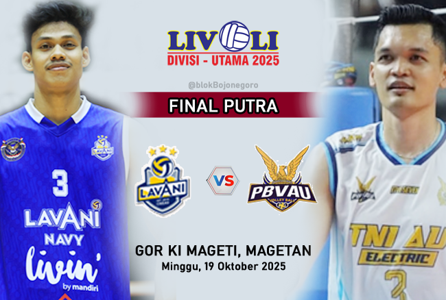 Final Putra: LavAni Navy Vs TNI AU Electric, Adakah Keajaiban?