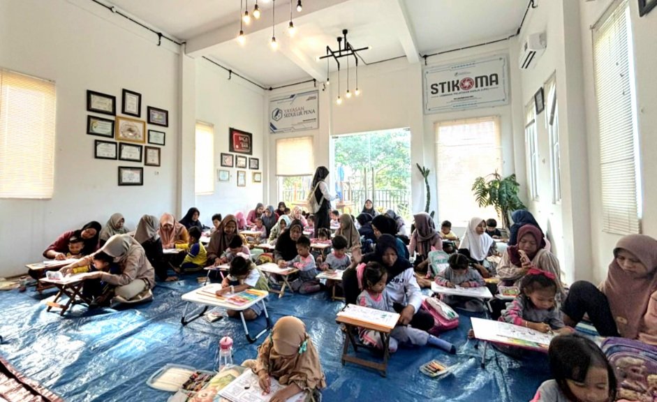 Lomba Mewarnai di D’Konco Cafe Bojonegoro Berlangsung Meriah
