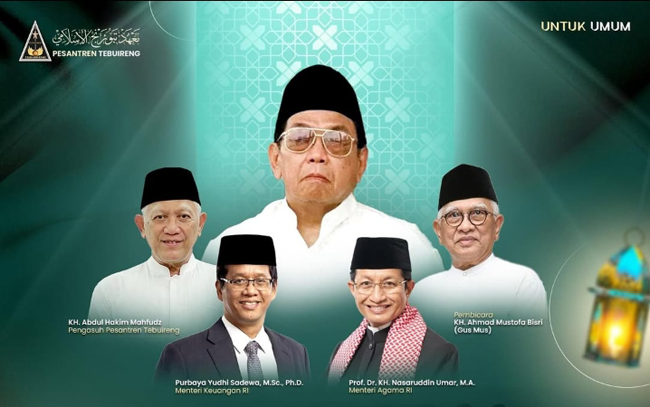 Menteri Agama, Menkeu Hingga Gus Mus Dijadwalkan Hadir di Haul ke 16 Gus Dur