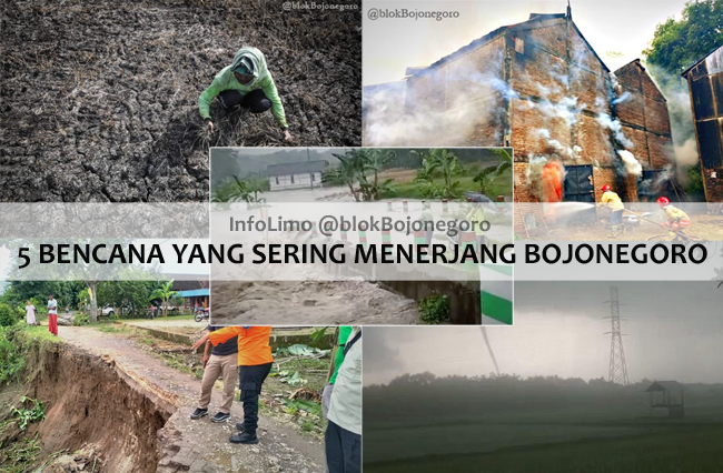 5 Bencana yang Sering Menerjang Bojonegoro