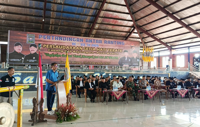 Pertandingan Antar Ranting PSHT Dibuka Bupati Bojonegoro