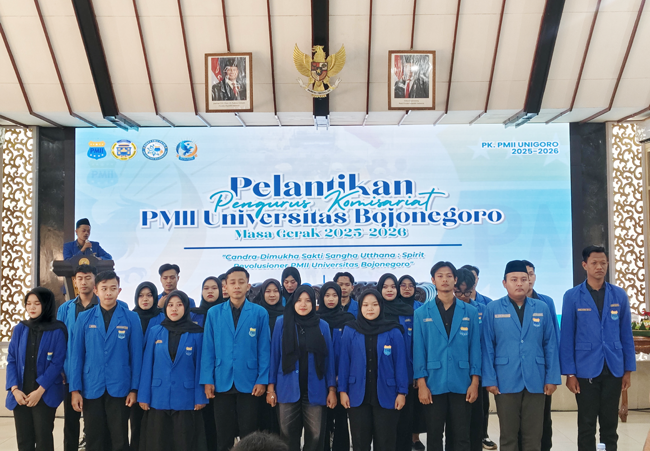 Pengurus Komisariat PMII UNIGORO Masa Gerak 2025/2026 Resmi Dilantik