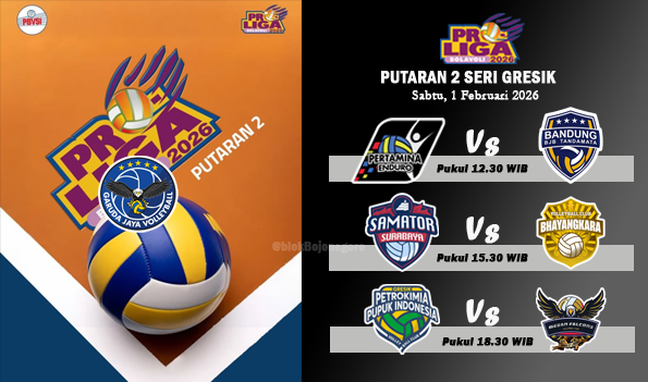 Jadwal Proliga 2026 Hari Ini: Pertamina Enduro Vs...
