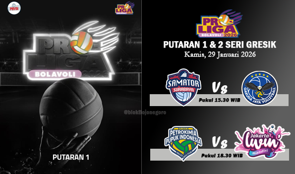 Jadwal Proliga 2026 Hari Ini: Surabaya Samator Vs...
