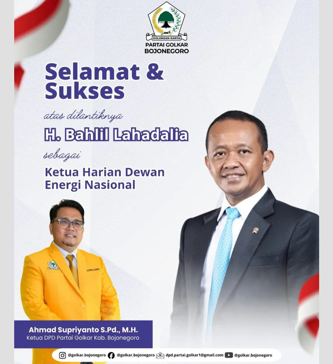 Ahmad Supriyanto: Posisi Bahlil di DEN Harus Perjuangkan Keadilan bagi Daerah Penghasil Migas